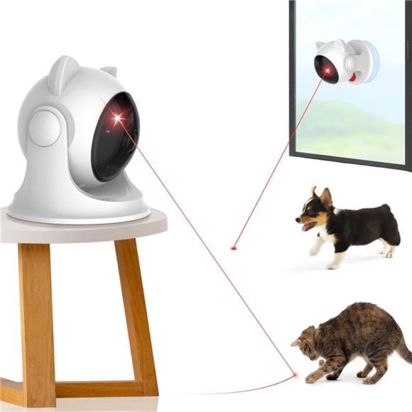 Automatic Cat Laser Toys, Interactive Laser Cat Toys for Indoor Cats/Kitty/Dogs - Picture 1 of 7